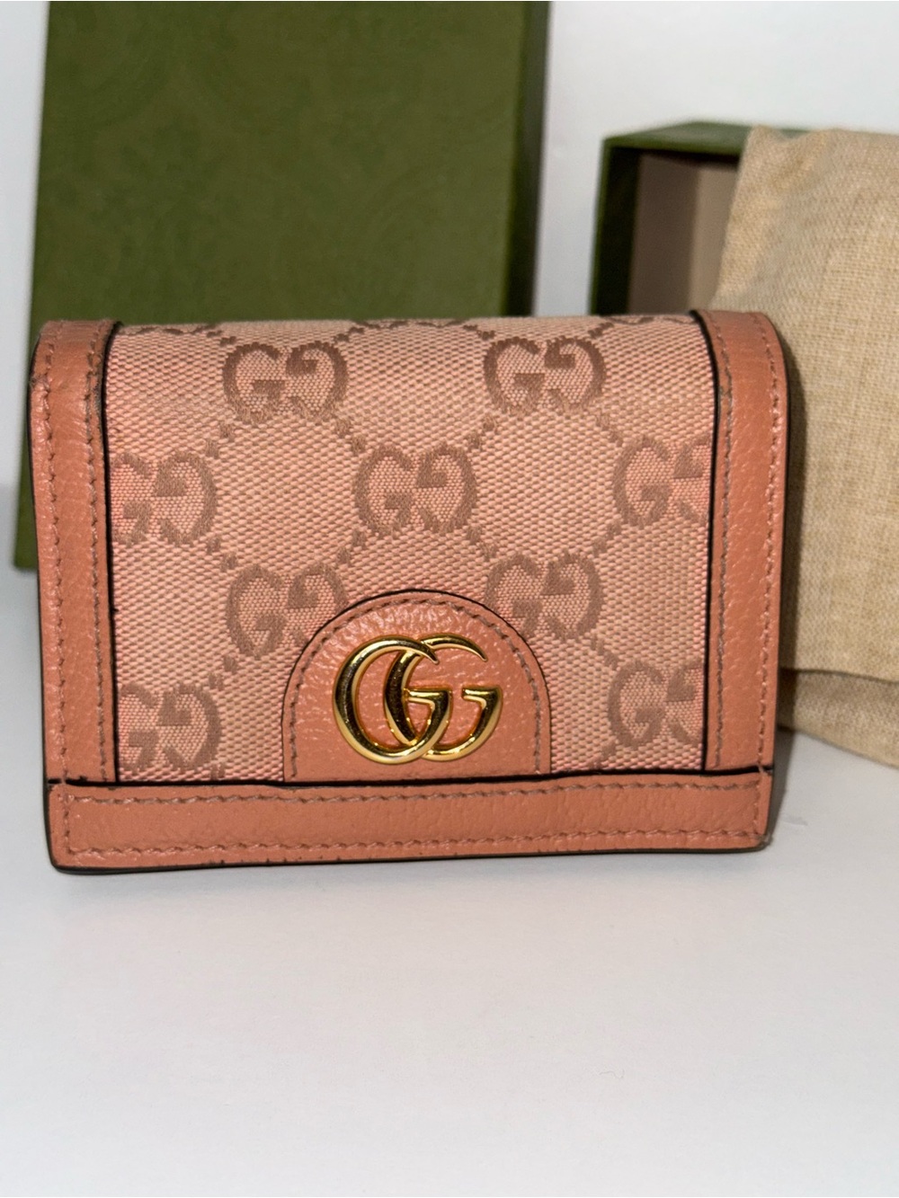 Gucci Pink Ophidia Wallet - Picture 2 of 13